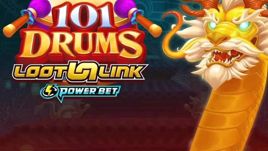 Tampilan antarmuka game slot 101 Drums pada layar ponsel pintar