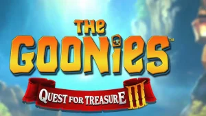 Tampilan visual slot The Goonies Quest for Treasure 3 dengan elemen petualangan bajak laut.